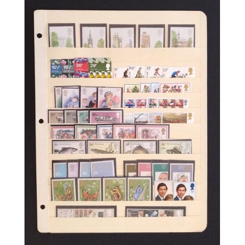 Great Britain L29274 151 Different Mint Singles and Sets VF MNH