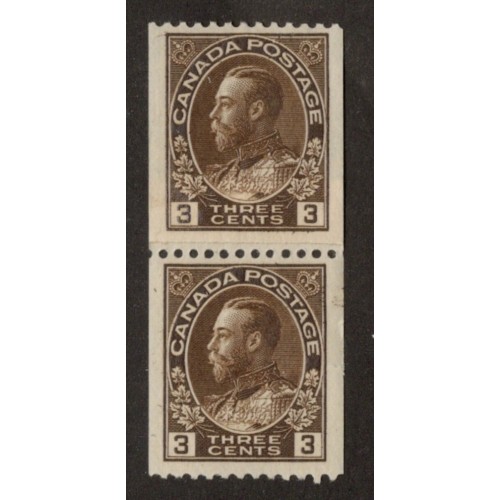 Canada 134i Paste-up Pair VF MNH