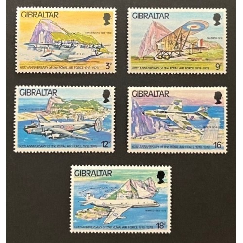 Gibraltar 369-73 Set MH