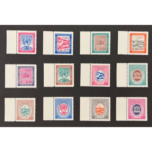 Nicaragua B13-8|C424-9 Set MNH