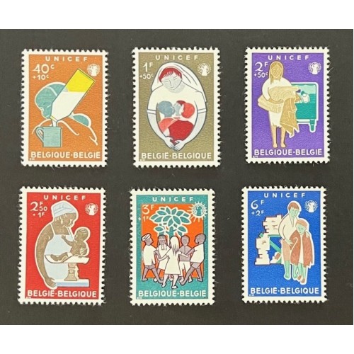 Belgium B672-7 Set MNH
