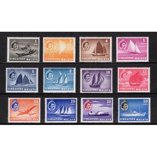 Singapore 28-39 Set MNH