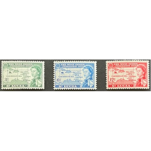St. Lucia 170-2 Set MNH