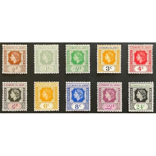 Leeward Islands 133-42 Set MNH