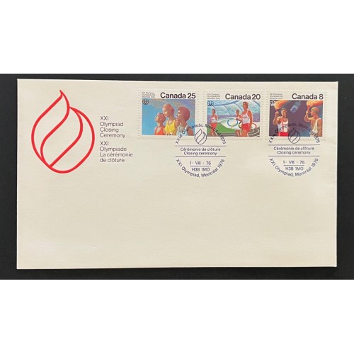 Canada S01a-e 1976 Olympics Special Event Covers (unopened packages)