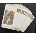 Canada A43-54 Floral Aerogrammes - Complete Set XF Unused