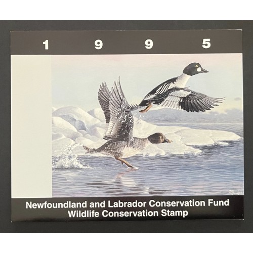 Canada NLW2b 1995 Newfoundland and Labrador Conservation Fund Wildlife Conservation Mini Sheet MNH