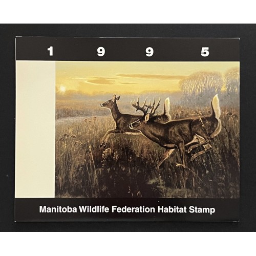 Canada MWF2b 1995 Manitoba Wildlife Federation Habitat Mini Sheet MNH