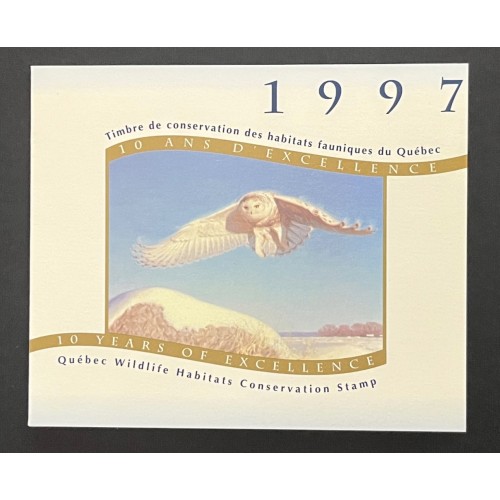 Canada QW10a 1997 Quebec Wildlife Habitat Conservation Booklet