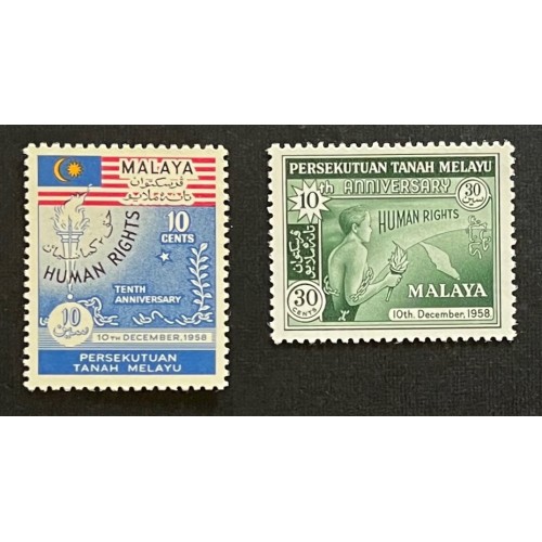 Malaya 89-90 Set MNH