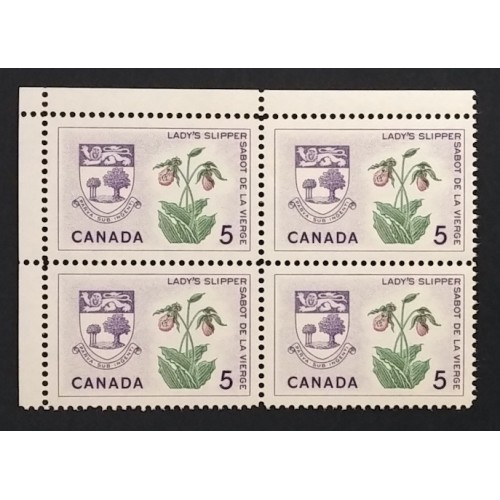 Canada 424 Corner Block UL VF MNH