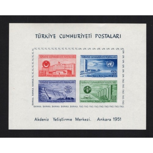 Turkey 1054a Souvenir Sheet MNH