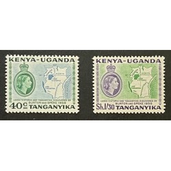 Kenya, Uganda, Tanganyika 118-19 Set MNH