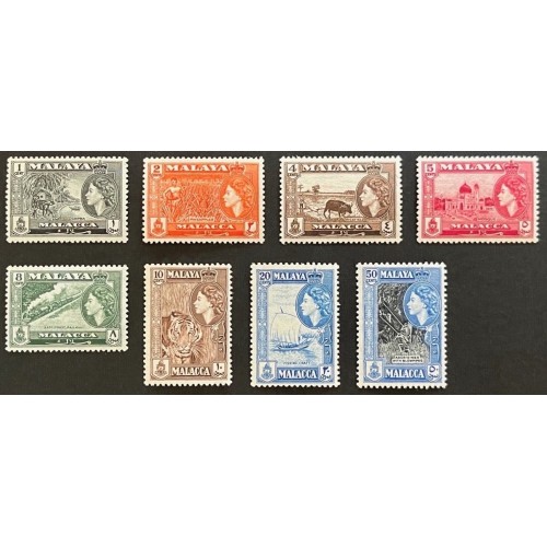 Malaya-Malacca 45-52 Set MNH