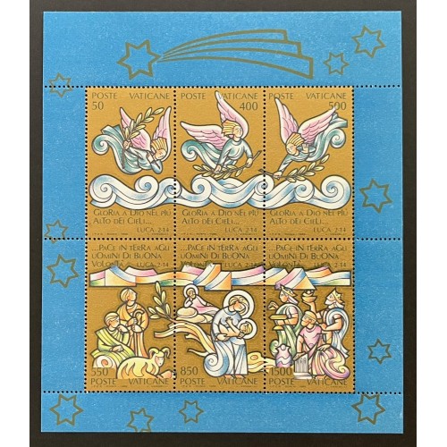 Vatican City 825 Souvenir Sheet MNH