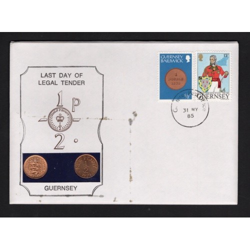 Guernsey New 1/2p Coin Last Day of Issue