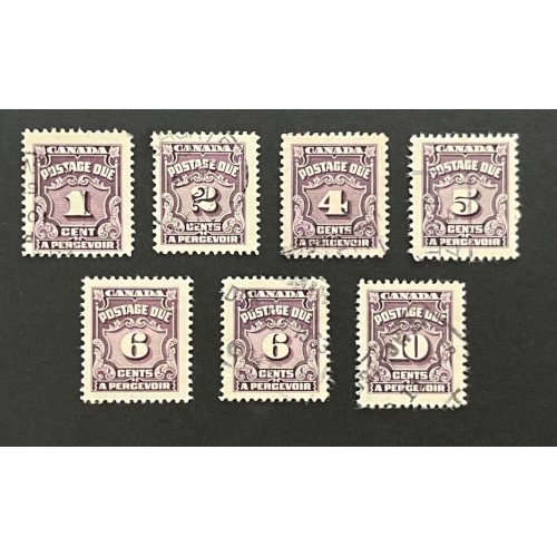 Canada J15-20 Set F-VF Used