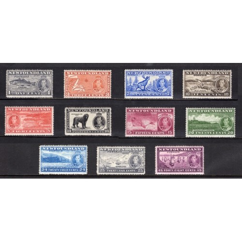 Newfoundland 233-43 Set F-VF MLH