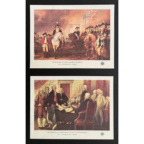 United States 1686-9 Sheets (4) MNH