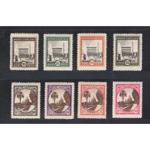 Vatican City 20-7 Part Set MNH