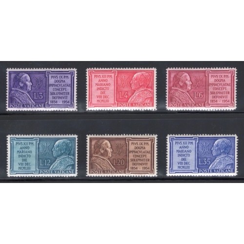 Vatican City 176-81 Set MNH
