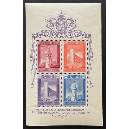 Vatican City 242a Souvenir Sheet MNH