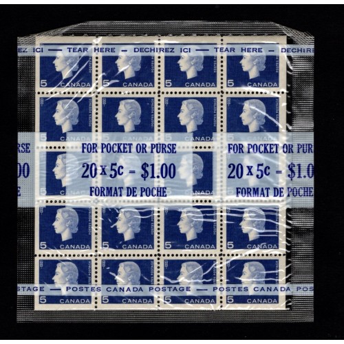 Canada 405bi Mini Pane Cello Paq VF MNH