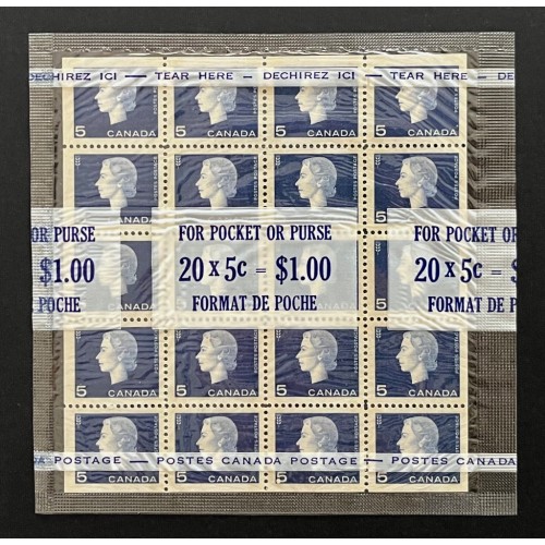 Canada 405bqi Mini Pane Cello Paq VF MNH