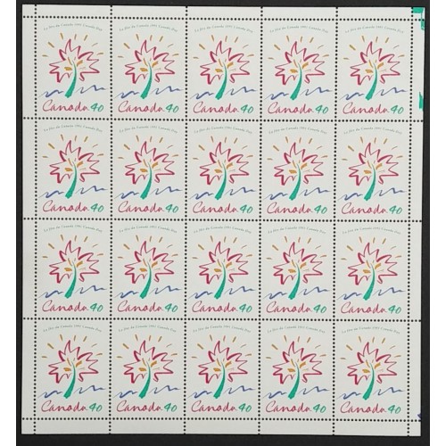 Canada 1316 Sheet Field Stock MNH