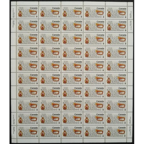 Canada 680i Sheet Plate No. 1 MNH