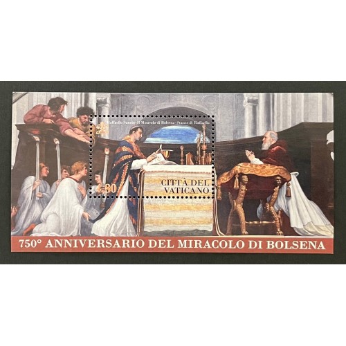 Vatican City 1518 Souvenir Sheet MNH