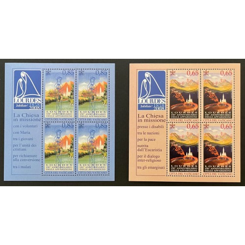 Vatican City 1388-89 Mini Sheet MNH