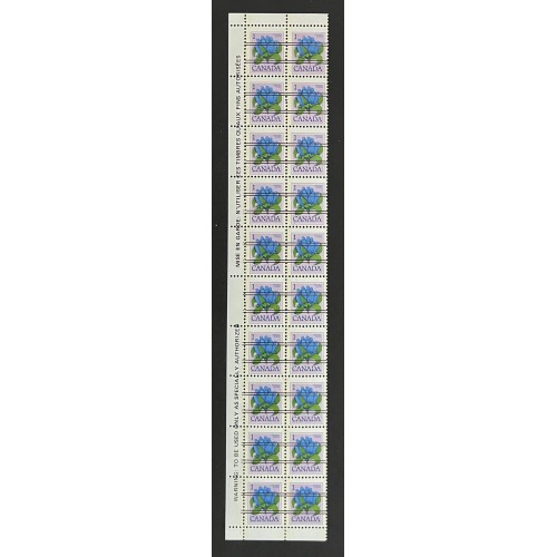 Canada 705xx Warning Strip of 20 VF MNH