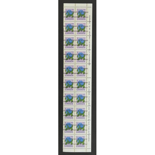 Canada 705xx Warning Strip of 20 VF MNH