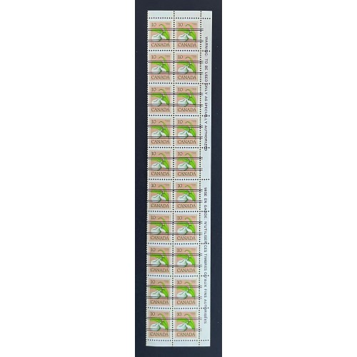 Canada 711xx Warning Strip of 20 VF MNH