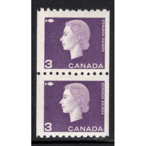 Canada 407 Pair F-VF MNH