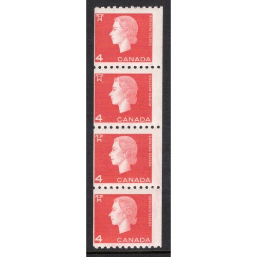 Canada 408 Strip - Major Shift F MNH