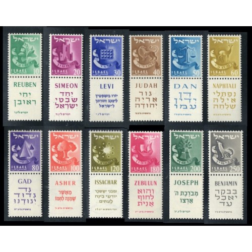 Israel 105-6 Set with Tabs MNH