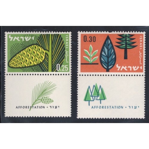 Israel 212-3 Set with Tabs MNH