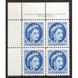 Canada O44 Plate Block UL No. 2 VF MNH