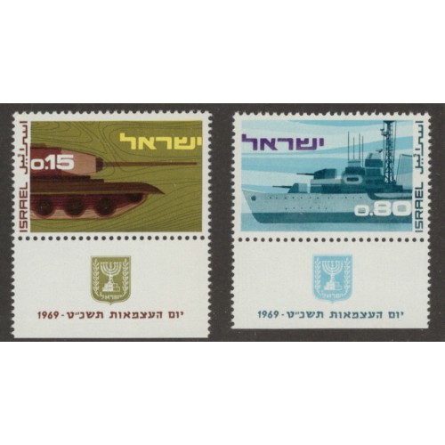 Israel 381-2 Set with Tabs MNH