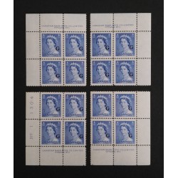 Canada O37 Plate Blocks Matched Set No. 1 VF MNH