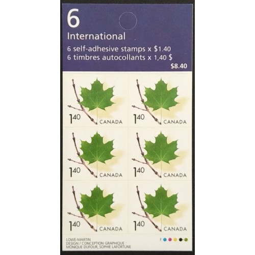 Canada BK283Aa Booklet