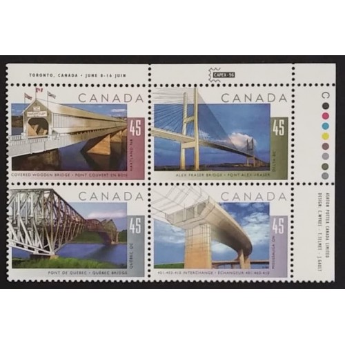 Canada 1573a Plate Block UR VF MNH