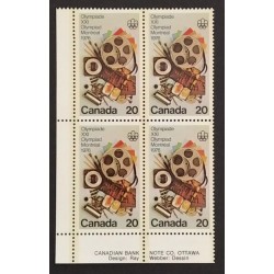 Canada 684 Plate Block LL VF MNH