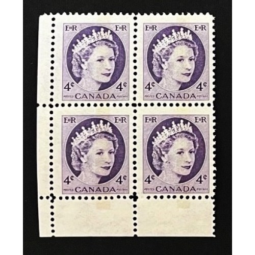 Canada 340p Corner Block LR F-VF MNH