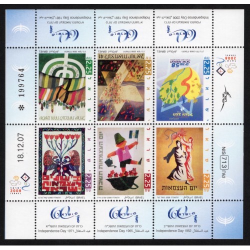 Israel 1728 Souvenir Sheet MNH