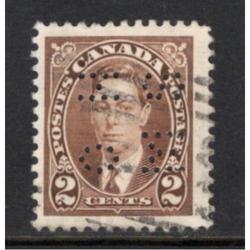 Canada O9-232 Perfin F-VF Used