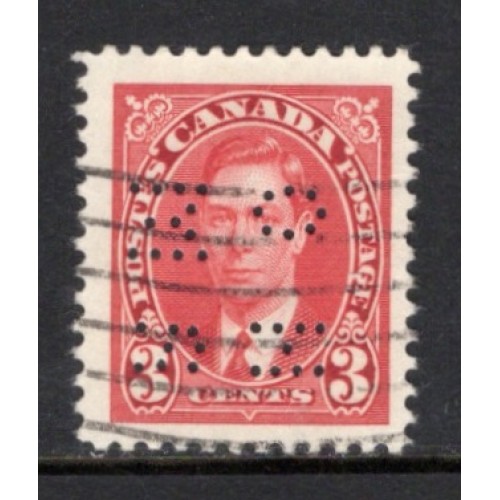 Canada O9-233 Perfin F-VF Used