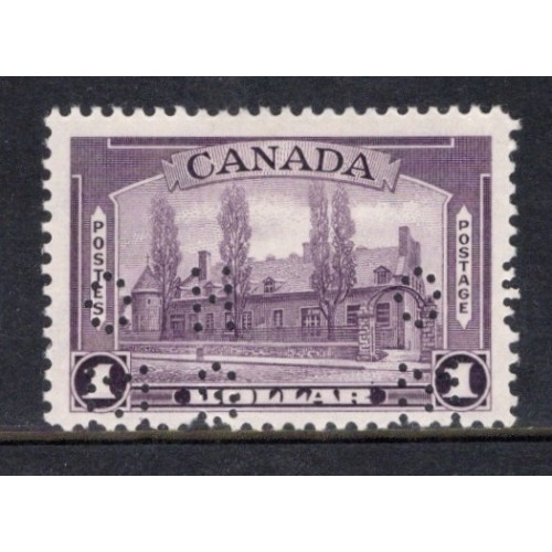 Canada O9-245 Perfin F-VF MH